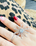 Bague Soleil en Acier Inoxydable - Un Brin de Rock et de Style !