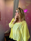 💛 Blouse - Ibiza - Coton - Jaune