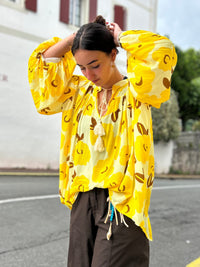 blouse rock jaune été 2026