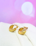 boucles d'oreilles clip acier chic