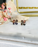 Boucles d'oreilles - puces - acier - lauburu (2coloris)