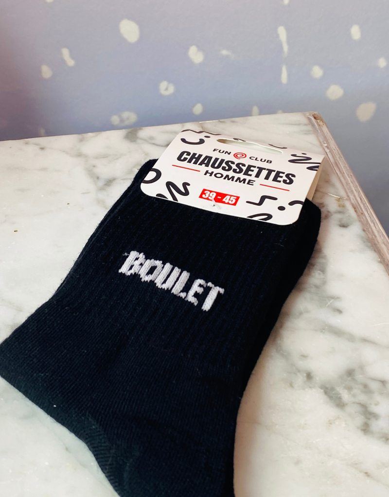 Chaussettes Hommes à message