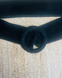 Ceinture en peau - Boucle ronde - Fabriquée en Italie