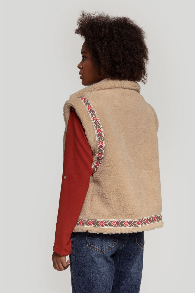 Manteau - sans manche - nounours asthèque - Taille L