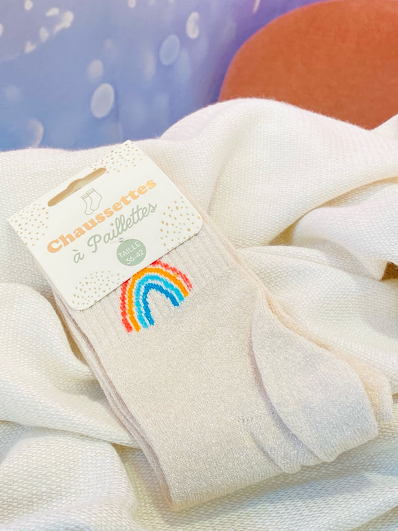 🧦 Chaussettes à paillettes – 