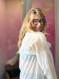 🤍 Blouse - Vichy - Coton - Beige
