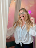 💗 Blouse - Vichy - Coton - Rose