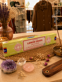 Encens Satya Naturel 15g – Lemon Grass & Citronella | Fraîcheur & Purification