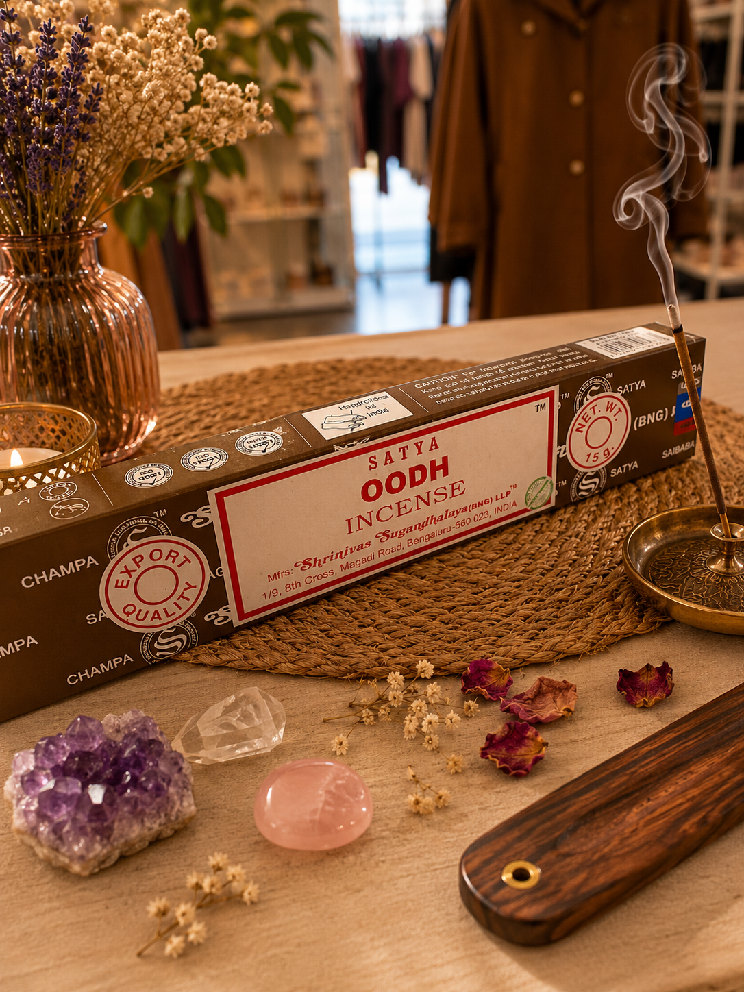 Encens Satya Spirituel 15g – Collection Énergies & Méditation