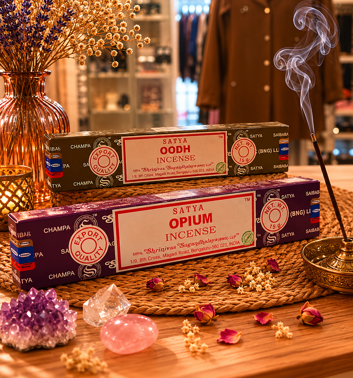 Encens Satya Spirituel 15g – Collection Énergies & Méditation