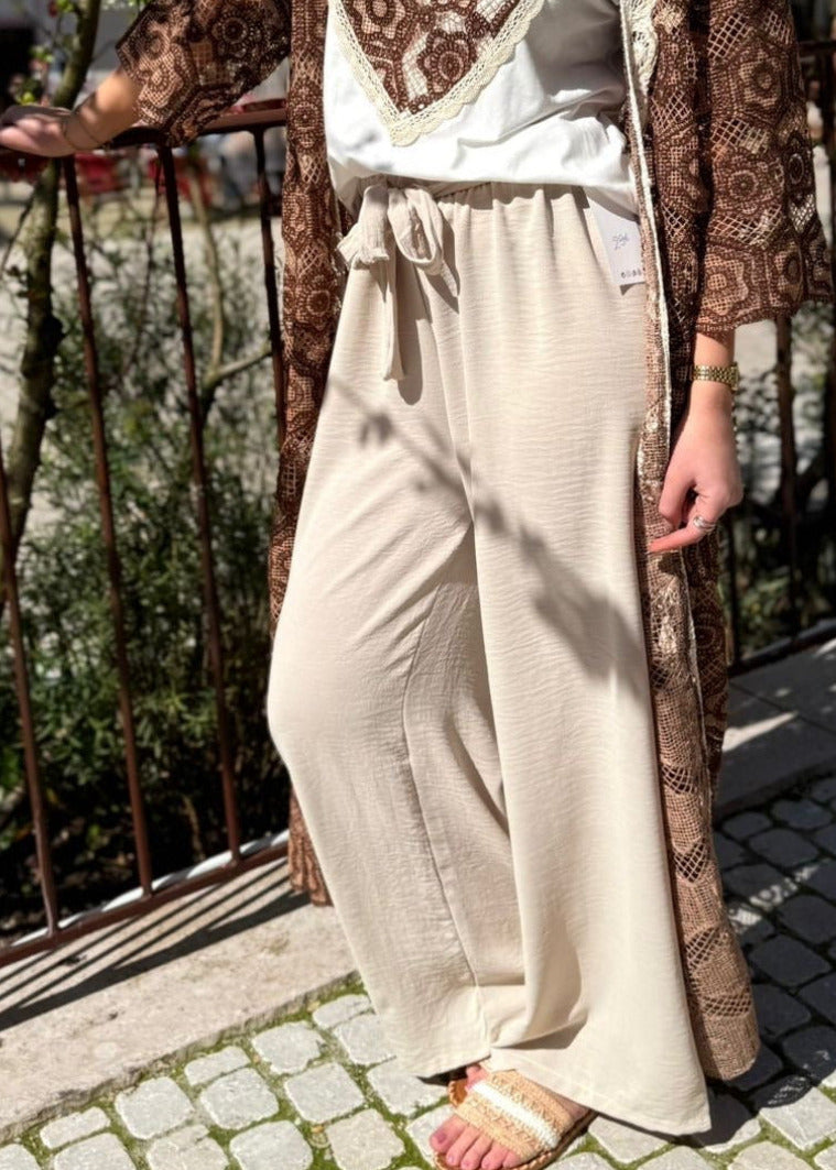 Long Gilet Bohème Chocolat