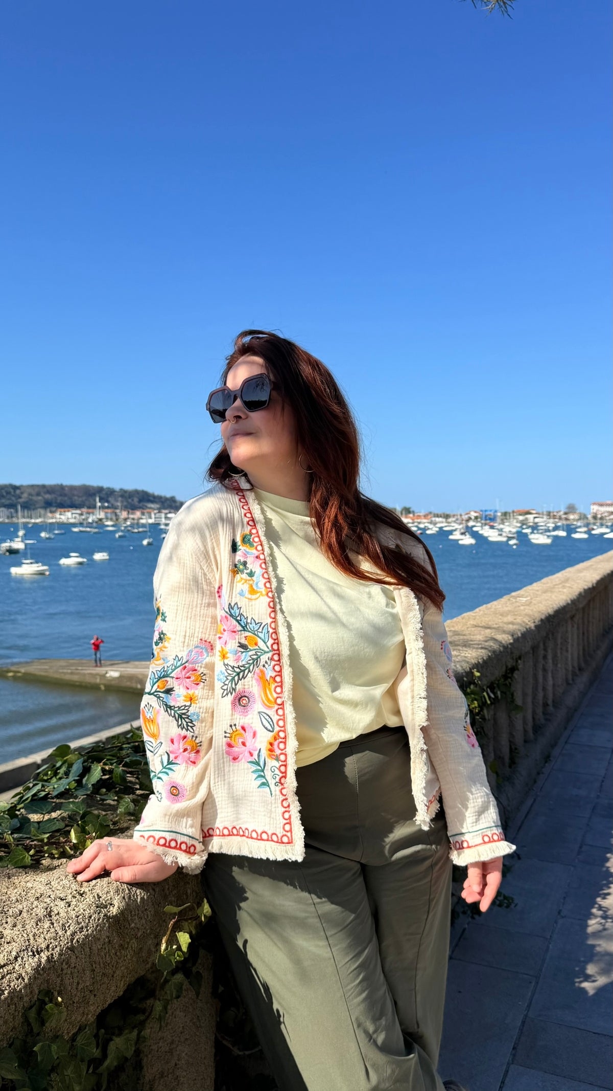 Gilet Brodé Coloré