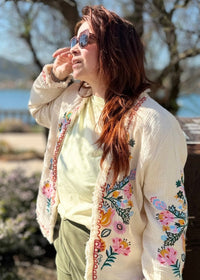 Gilet Brodé Coloré