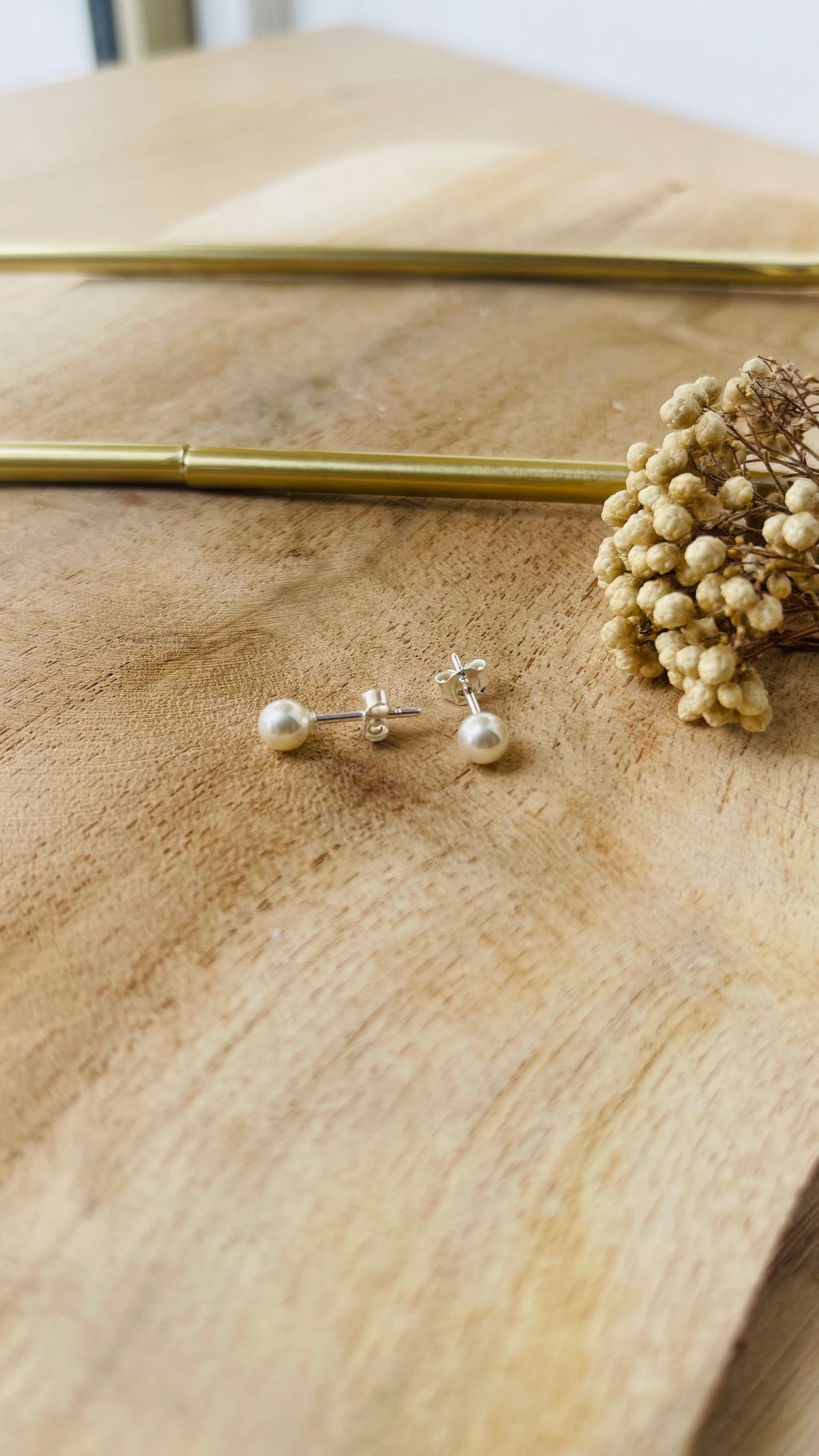Mini perles synthétique. Argent