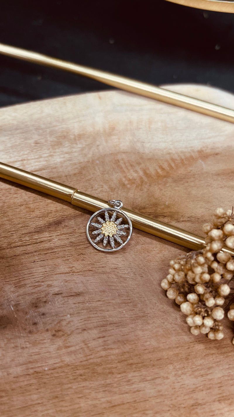 Pendentif Eguzkilore Argent