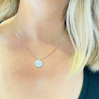 Pendentif rond   Argent 925 personnalisable