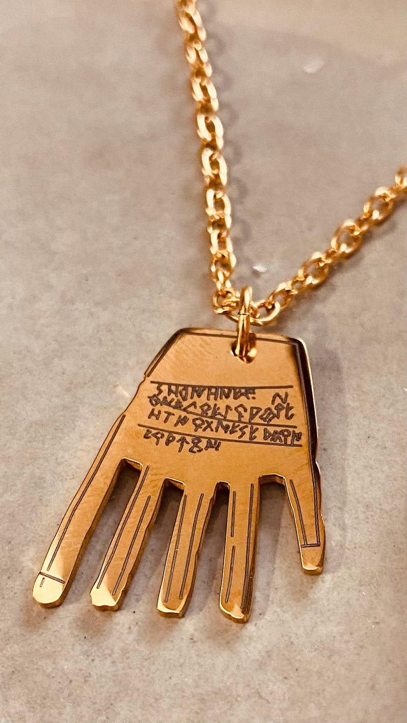 Collier main Irulegi doré