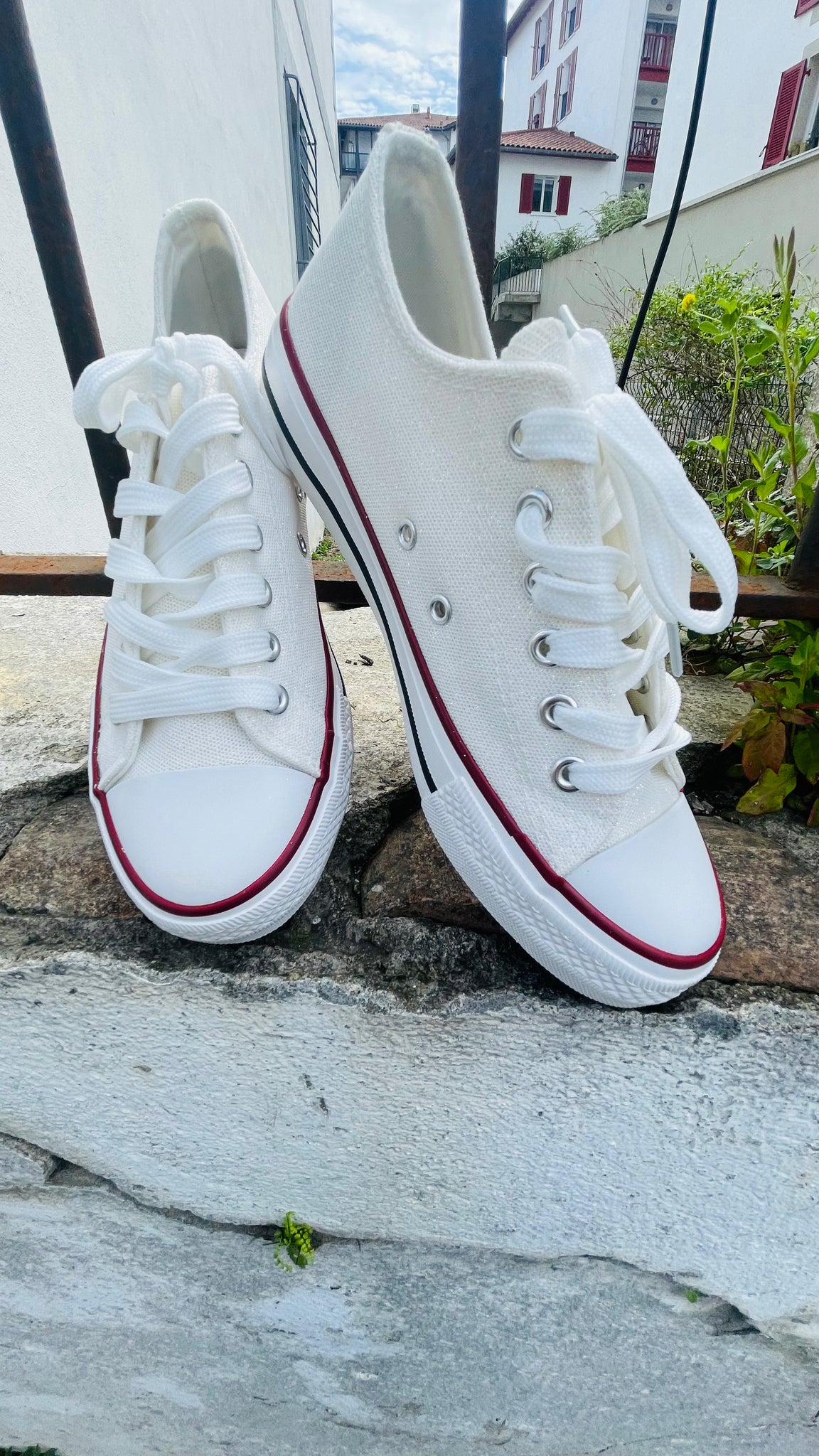 Basket toile blanche shop