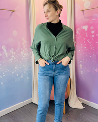 👖 Jean coupe droite – effet seconde peau & look décontracté