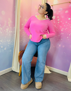 👖 Jean large en denim clair – L’allure cool par excellence