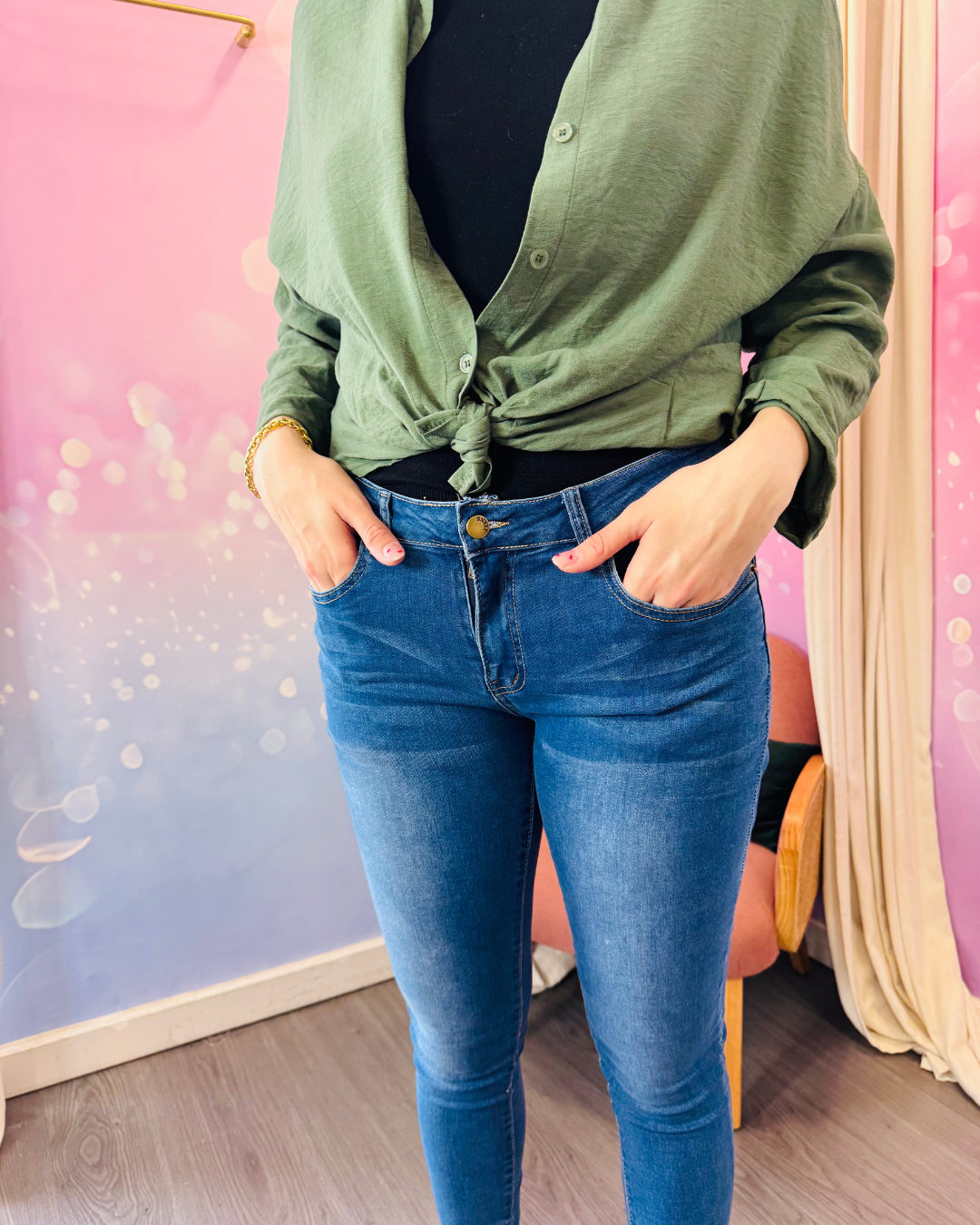 💚👖 Jean bleu slim ultra confort – du S au XXXL