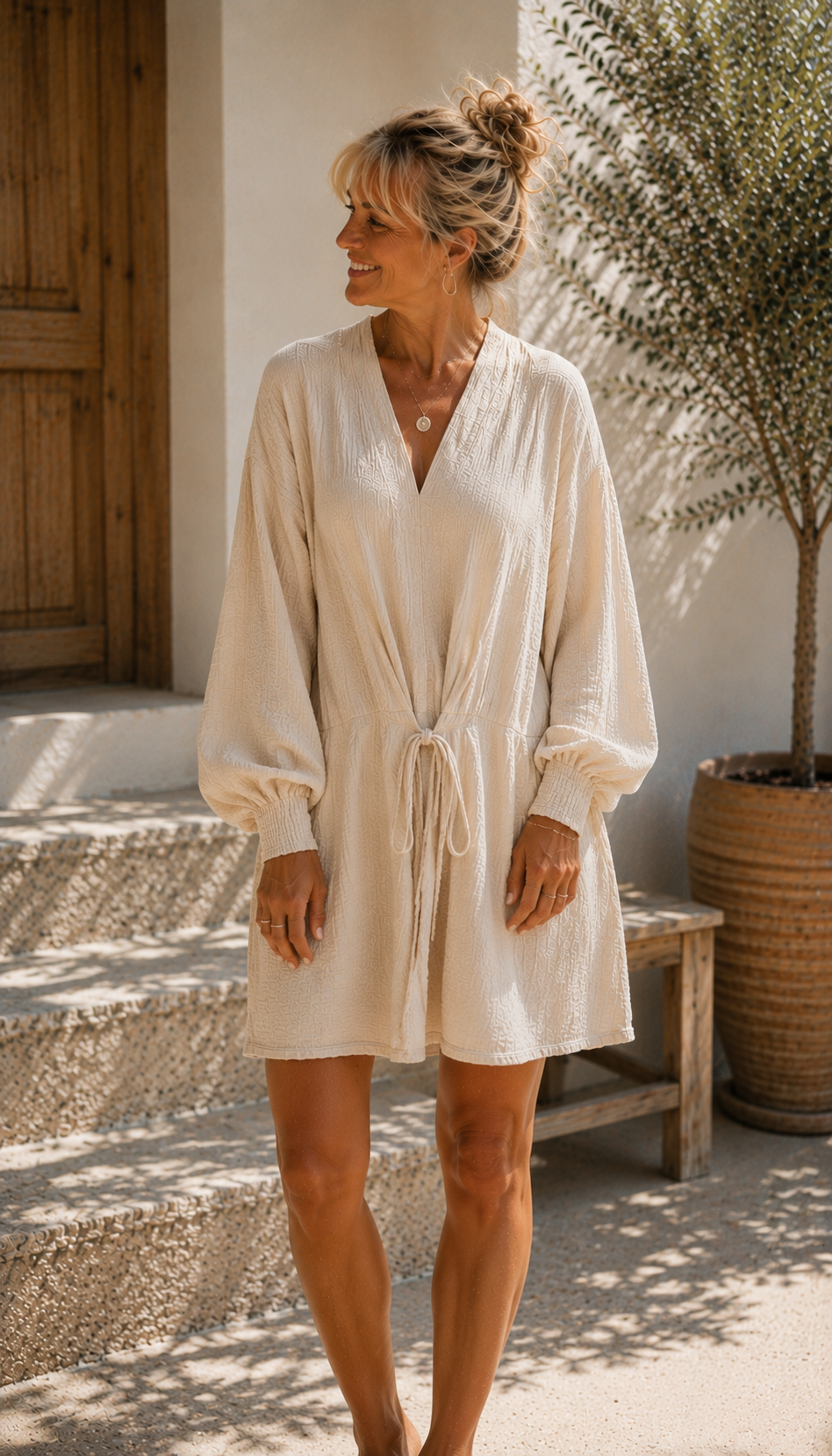 Robe Gaze de Coton – Taille Unique