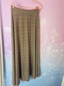 Combo “Sauge Chic” – Jupe fluide & pull doux