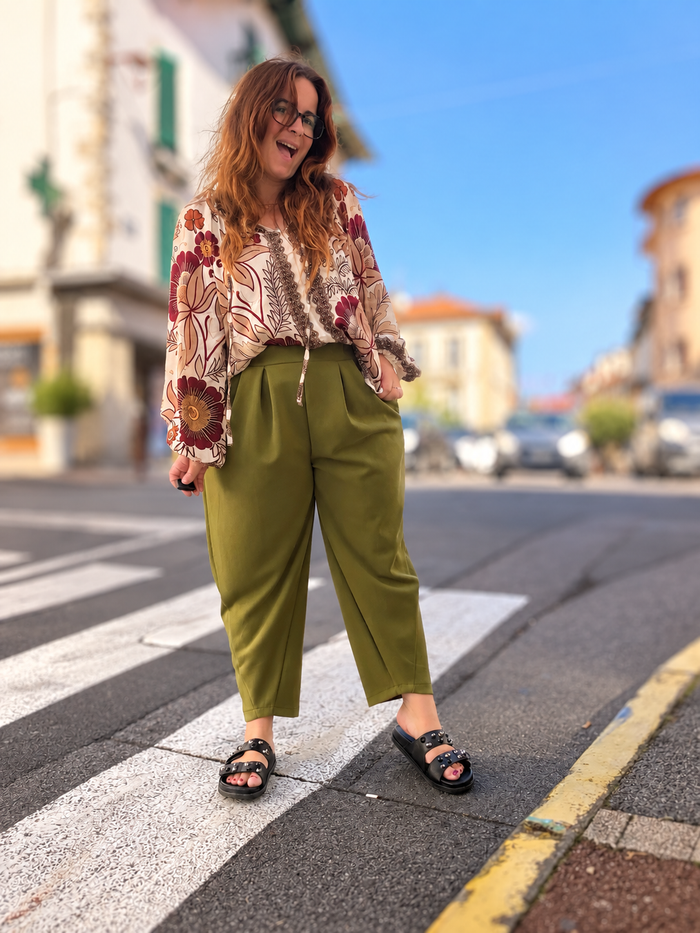 Pantalon Fluide Confort Grande Taille