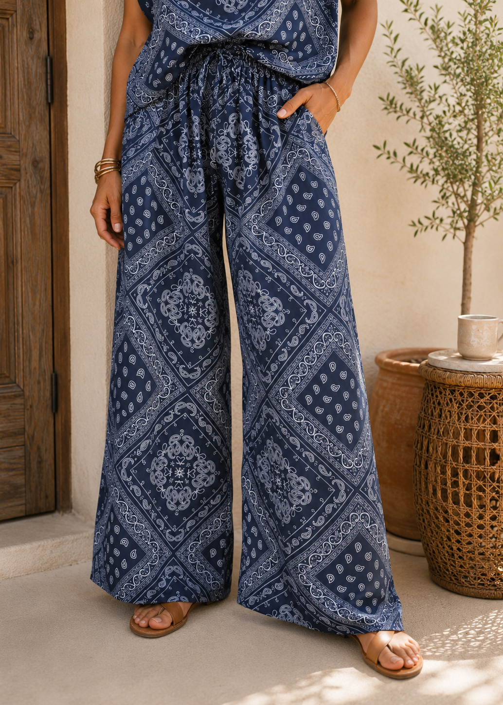 pantalon style bandana tendance 