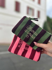 pochettes à message en coton pour maman 