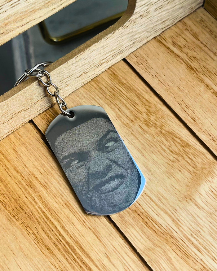 Porte clé - personnalisable - grimace