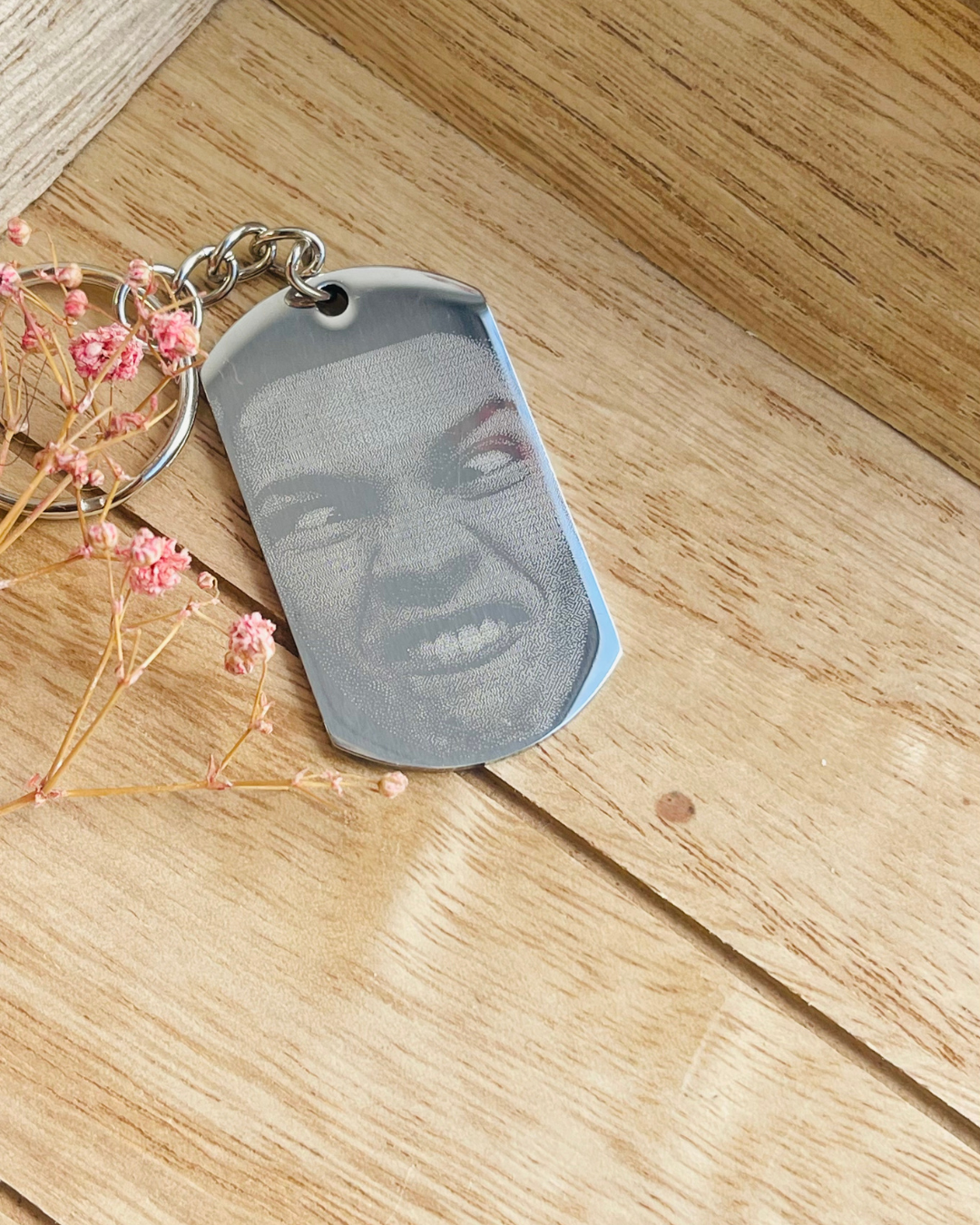 Porte clé - personnalisable - grimace