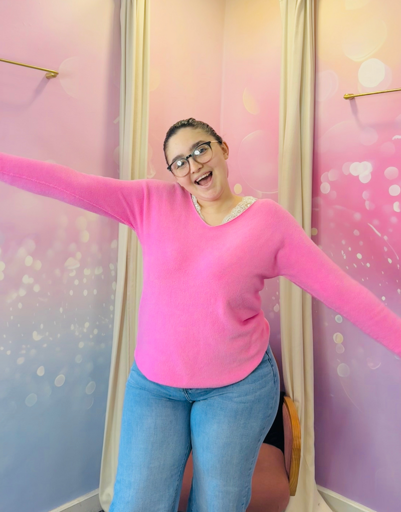 💫 Pull Réversible Col V – Ultra Doux & Hyper Polyvalent ! 💫