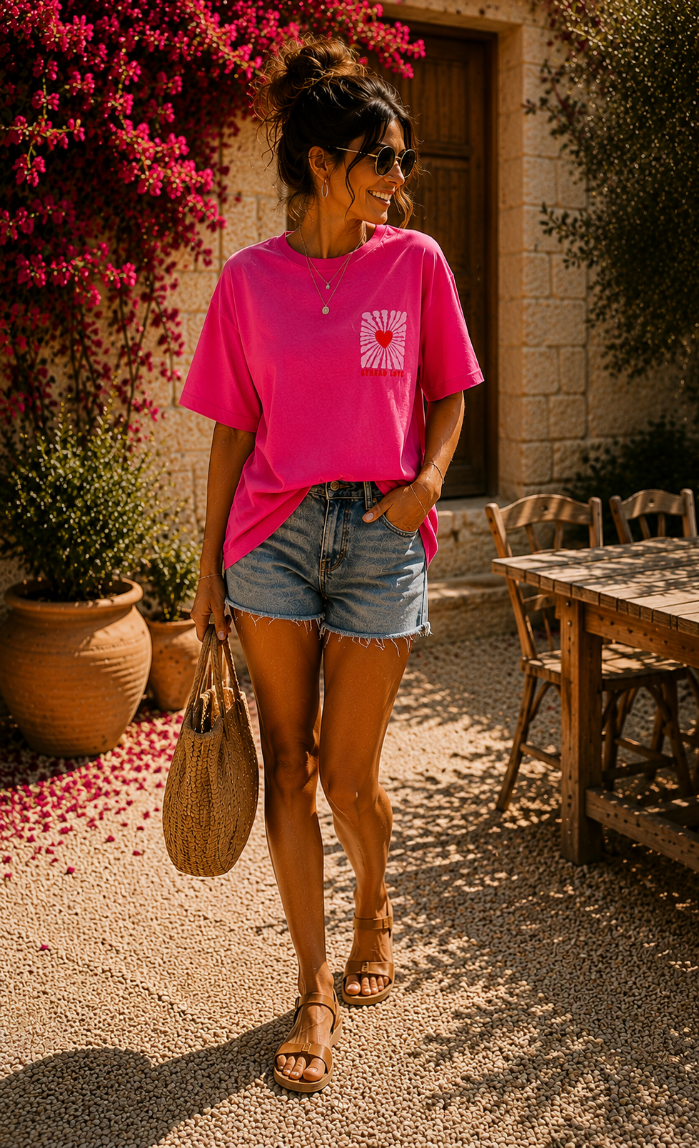 T-shirt Spread Love – Cœur Graphique