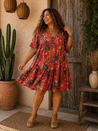 Robe Boho Oversize Imprimé Paisley – Taille Unique | 6 Coloris