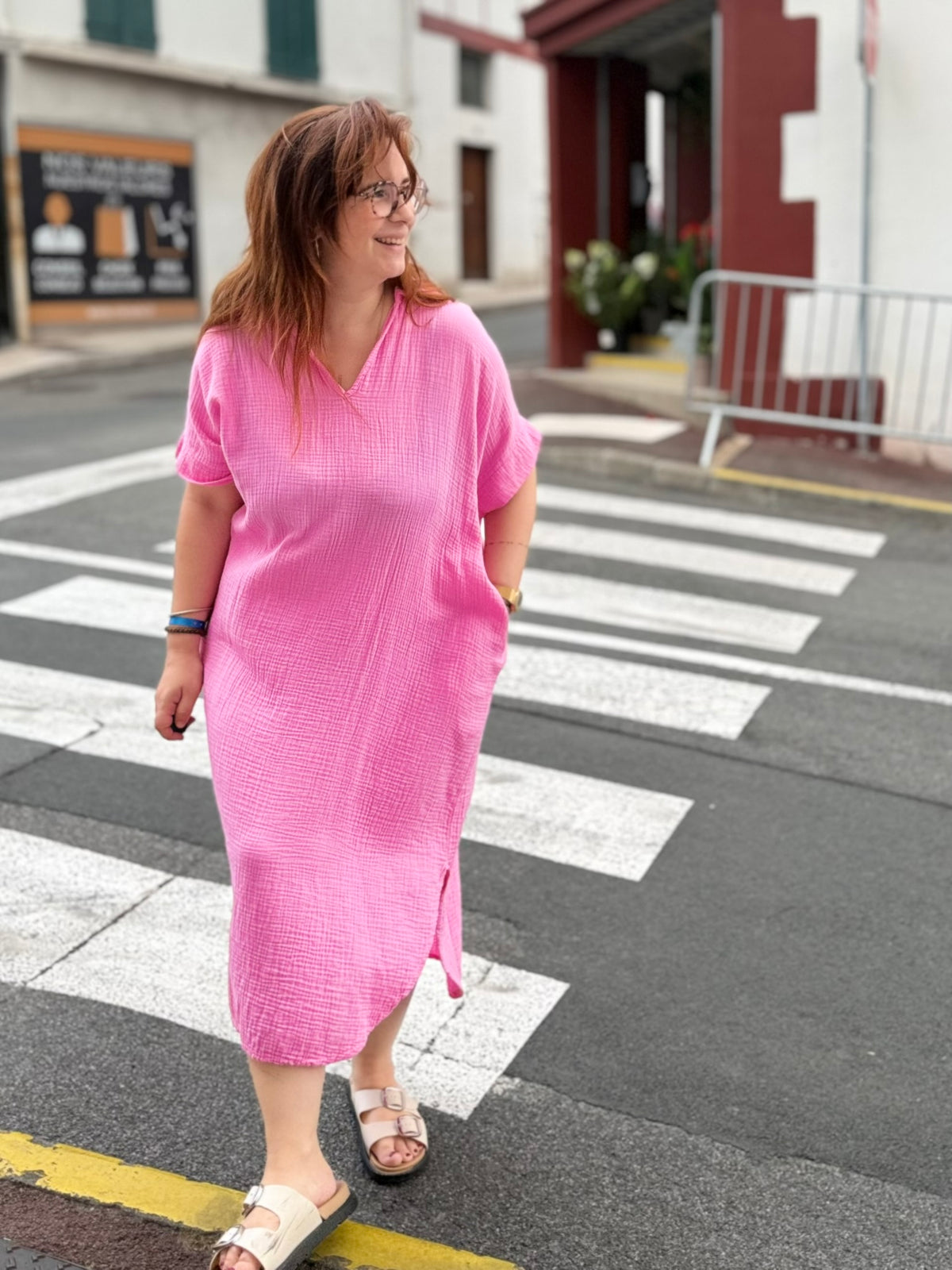 Robe Gaze de Coton - Taille Unique | Modadom