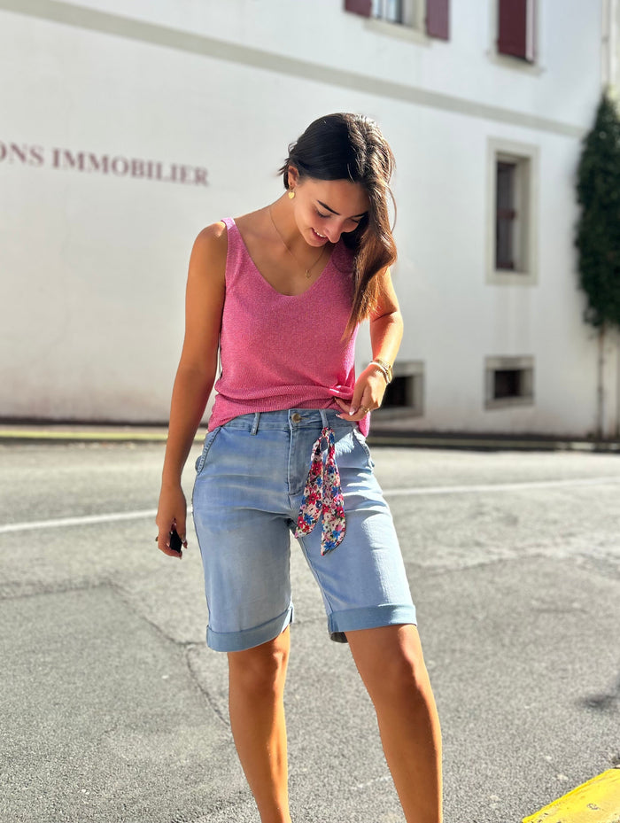 Short en Jean – Coupe Décontractée