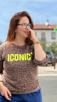 Sweat ICONIC Léopard – April Vintage