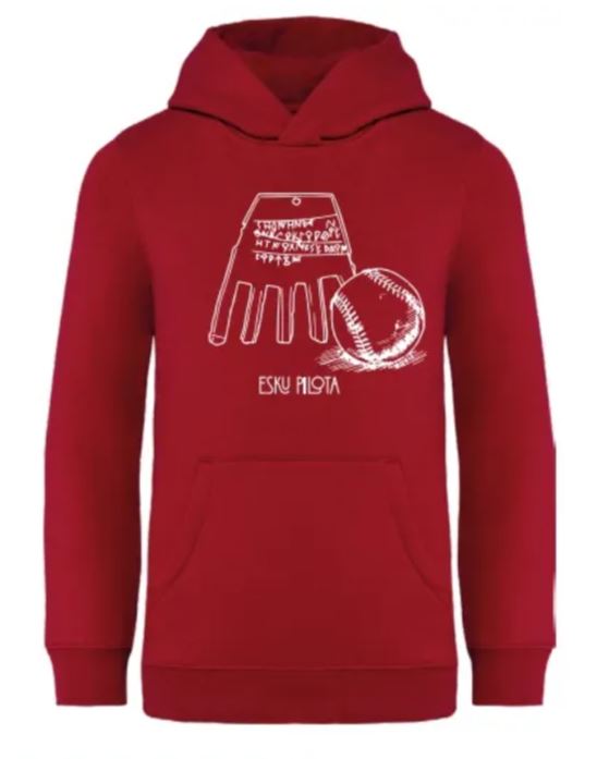 Sweat - Ez Kexa - Enfant- Esku Pilota - Rouge