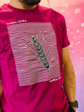 t-shirt marea ez kexa couleur cerise hyper confortable avec coton bio 