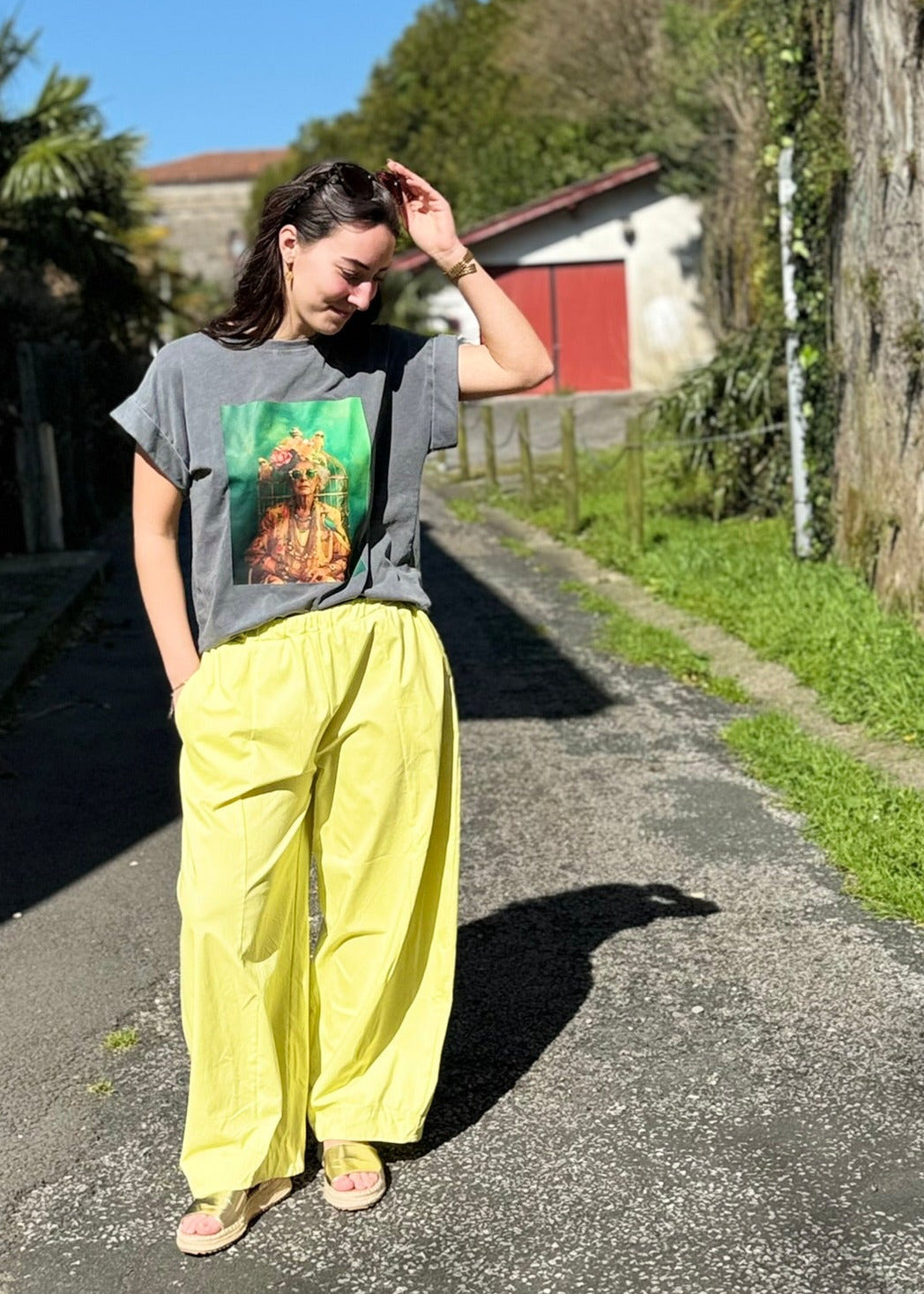 Pantalon Barrel Pepsi