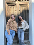 🐆 Pull cœur léo - col V douceur absolue