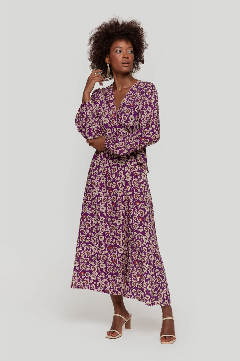 Robe - violette - fluide - Taille M