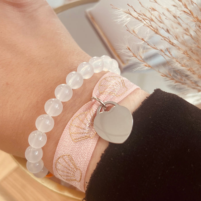Bracelet élastique personnalisable. Acier inoxydable