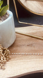 Bracelet perles et plaqué or