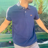 Polo . Ez kexa. Bleu. Vintage. Taille S