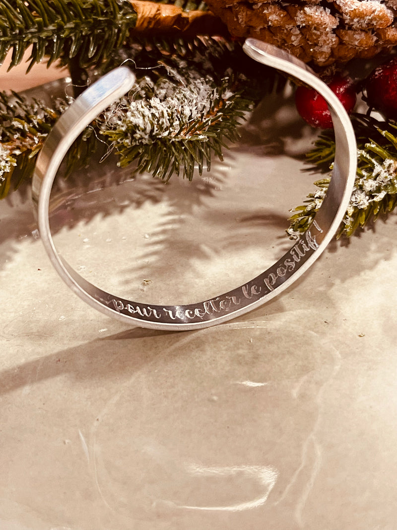 Jonc plat personnalisable