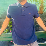 Polo . Ez kexa. Bleu. Vintage. Taille S