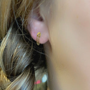 Boucles d’oreilles acier