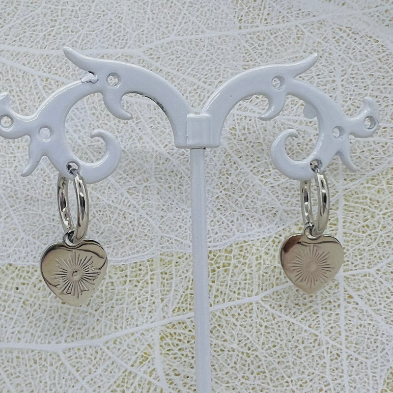 Boucles d’oreilles acier inoxydable